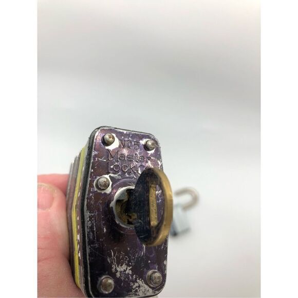 Lot of 5 Master Locks with Key, Combo—Vintage and New - Picture 5 of 16